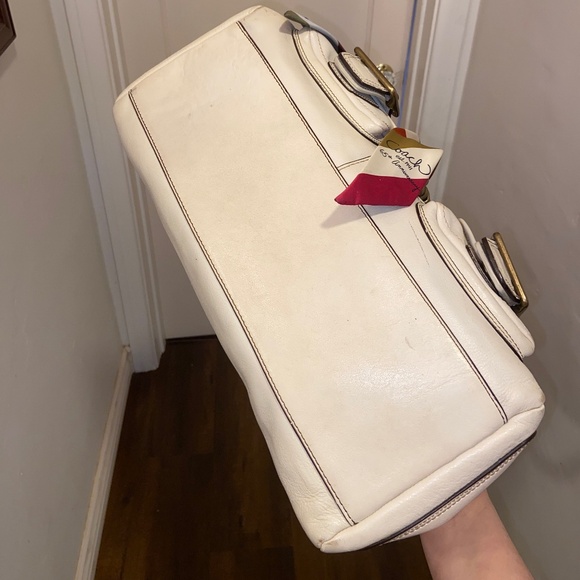 Coach MANDY Legacy 65TH Anniversary Signature Jacquard Leather Satchel Handbag - Picture 16 of 16